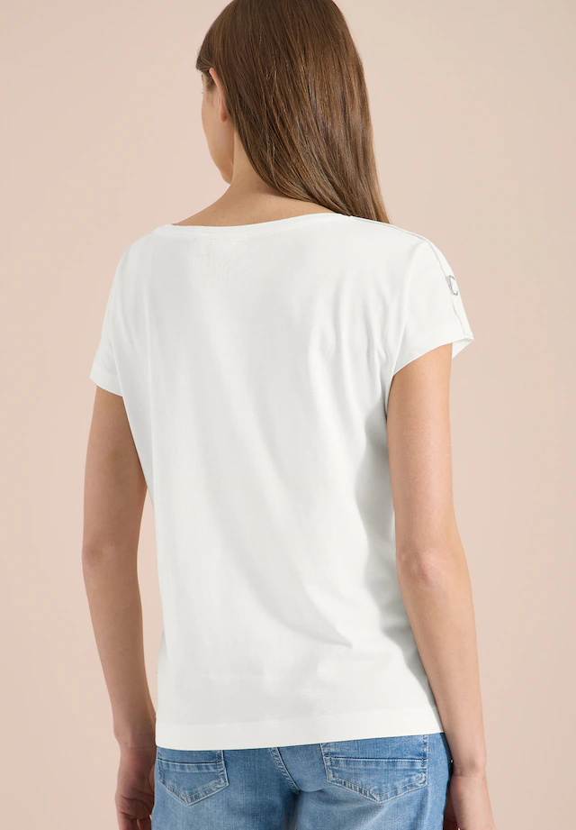 Cecil Kurzarmshirt Sommershirt mit Schnallendetail
