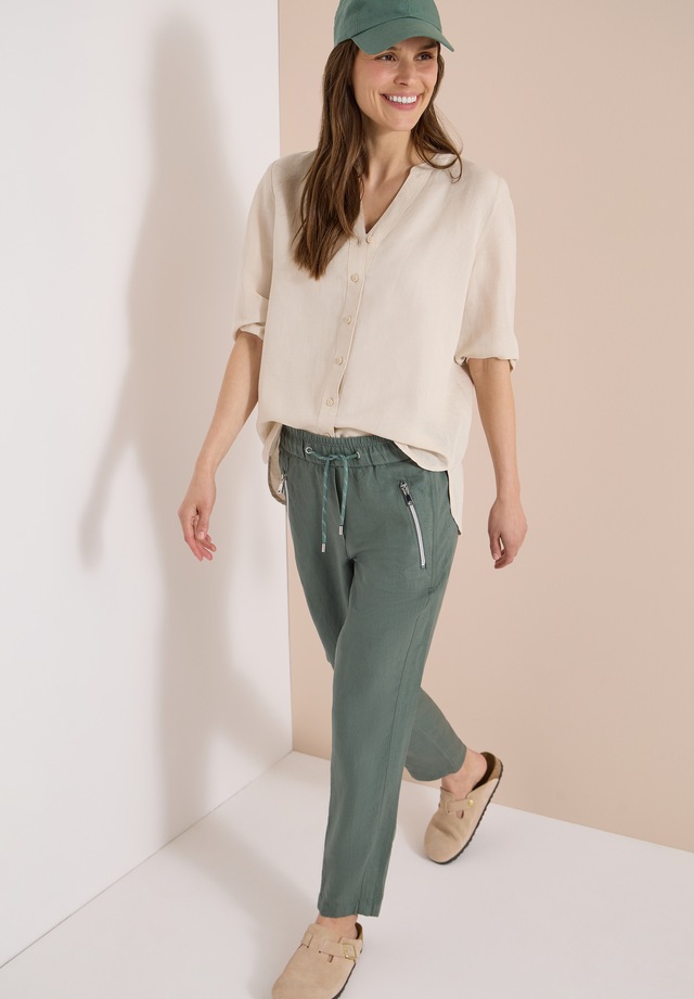 Cecil Stoffhose »Style Chelsea« Sommerhose aus Leinenmix
