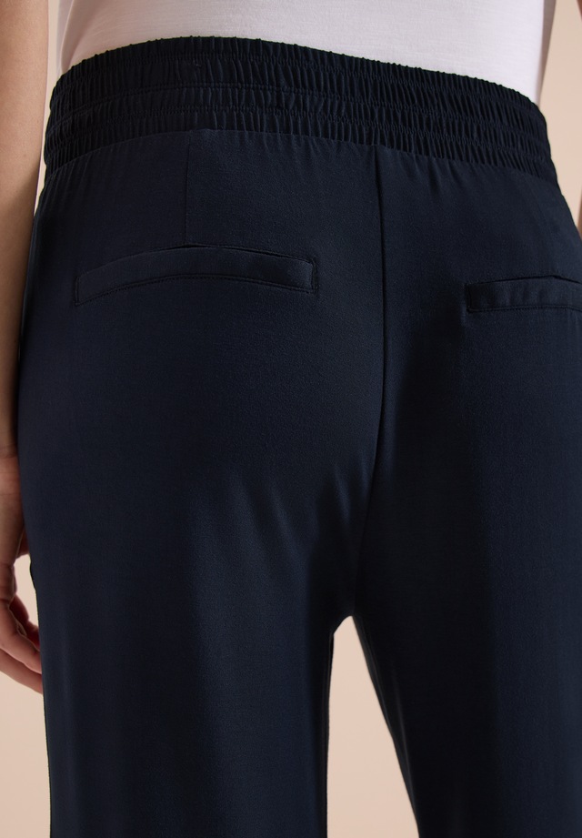 Cecil Jerseyhose »Style Neele« mit elastischem Schlupfbund, High-Waist, Wide Leg