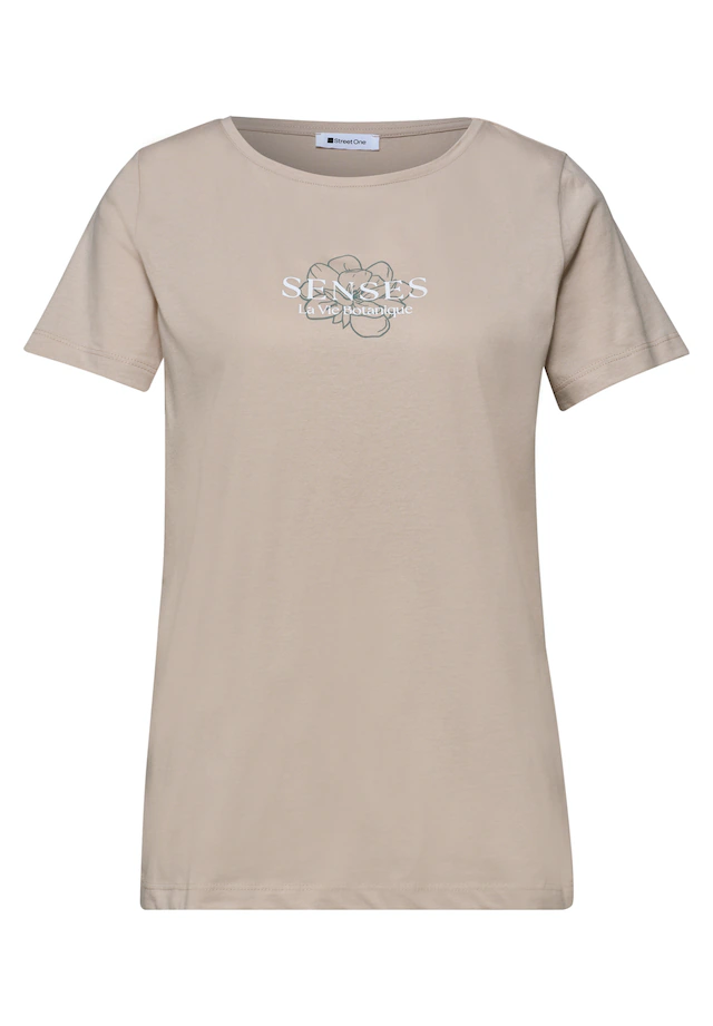 STREET ONE T-Shirt aus reiner Baumwolle