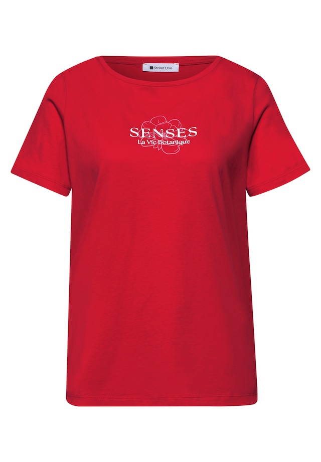 STREET ONE T-Shirt aus reiner Baumwolle