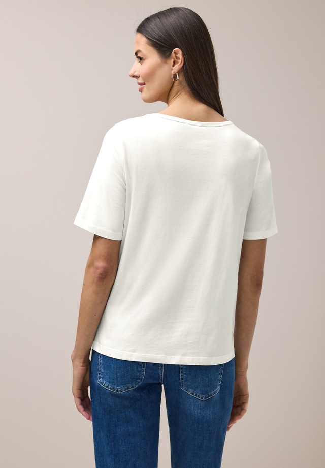 STREET ONE T-Shirt »Style Lea« Rundhalsusschnitt, Modalmix, mit Frontprint