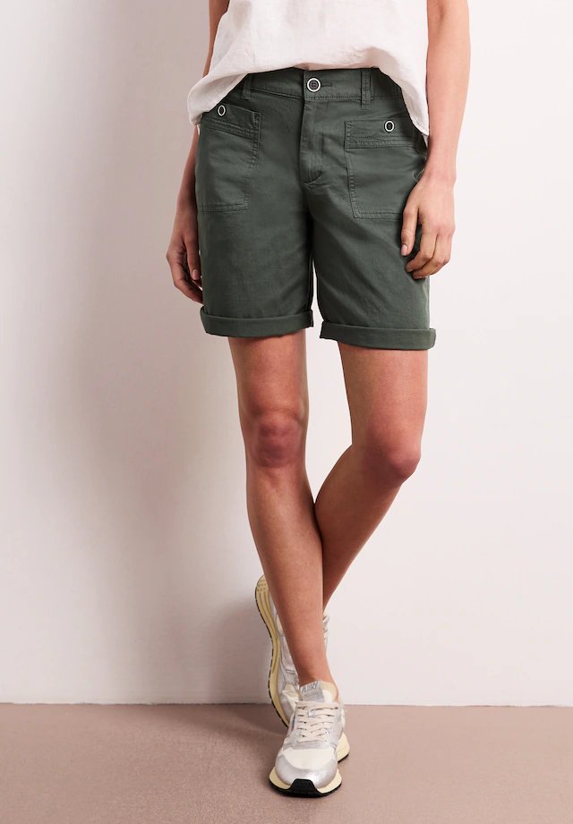 STREET ONE Bermudas »Style Yulius« Sommershorts mit Turn-Up