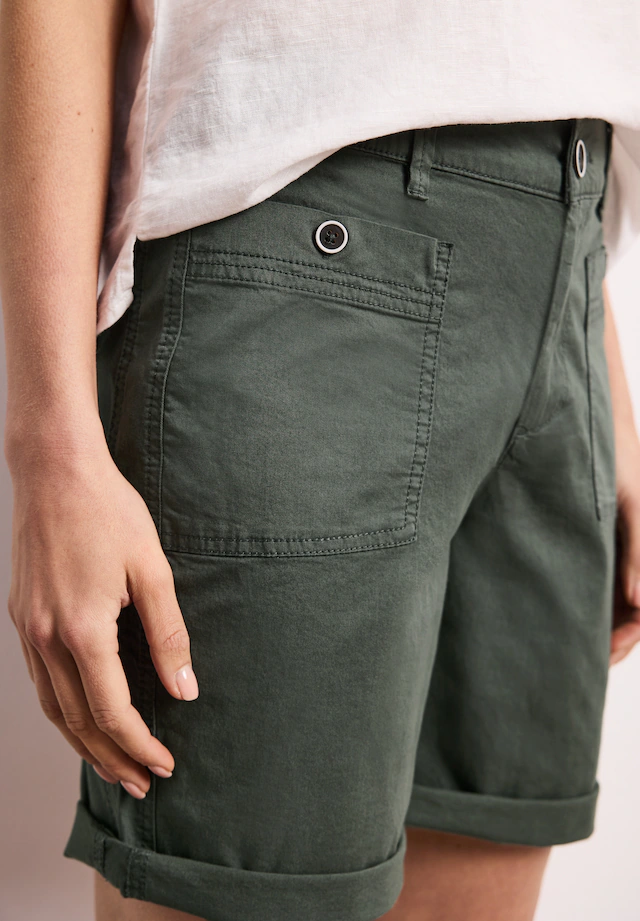 STREET ONE Bermudas »Style Yulius« Sommershorts mit Turn-Up
