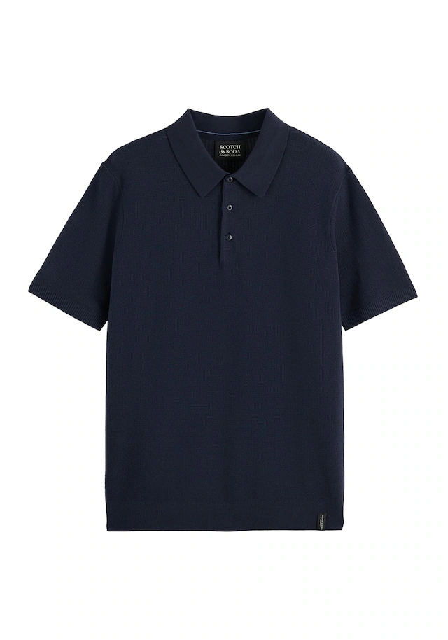 Scotch & Soda Poloshirt »Poloshirt Core Structured Knitted Regular Fit Polo 1er Pack« 1 tlg.