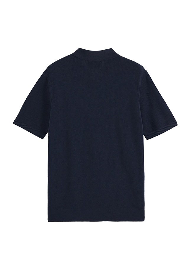 Scotch & Soda Poloshirt »Poloshirt Core Structured Knitted Regular Fit Polo 1er Pack« 1 tlg.
