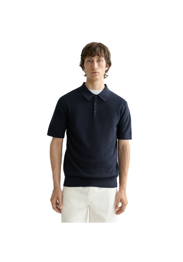 Scotch & Soda Poloshirt »Poloshirt Core Structured Knitted Regular Fit Polo 1er Pack« 1 tlg.
