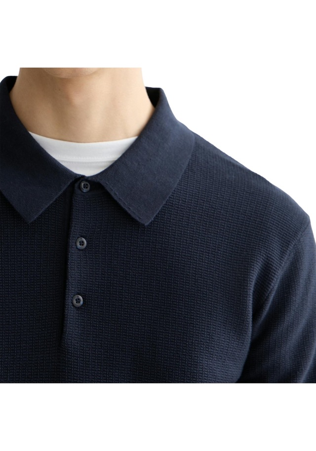Scotch & Soda Poloshirt »Poloshirt Core Structured Knitted Regular Fit Polo 1er Pack« 1 tlg.
