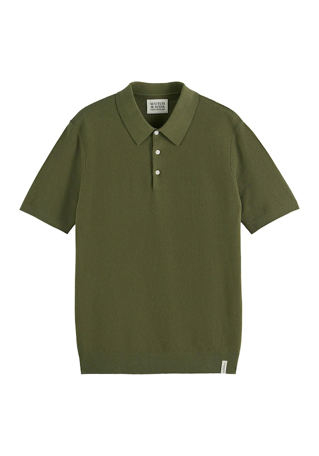 Scotch & Soda Poloshirt »Poloshirt Core Structured Knitted Regular Fit Polo 1er Pack« 1 tlg.