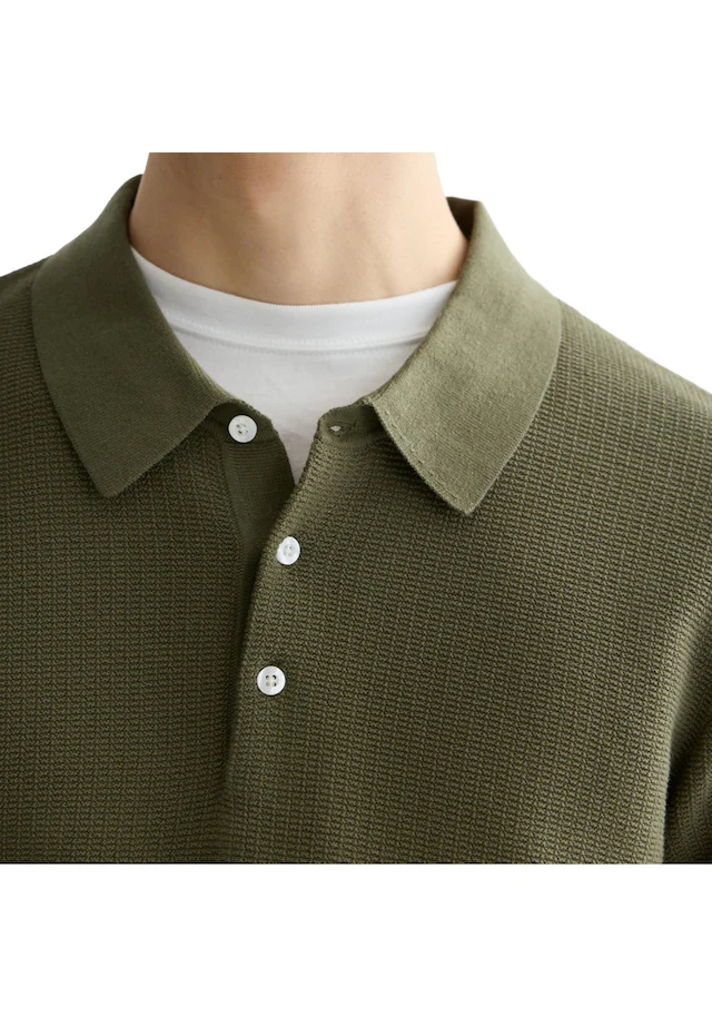 Scotch & Soda Poloshirt »Poloshirt Core Structured Knitted Regular Fit Polo 1er Pack« 1 tlg.