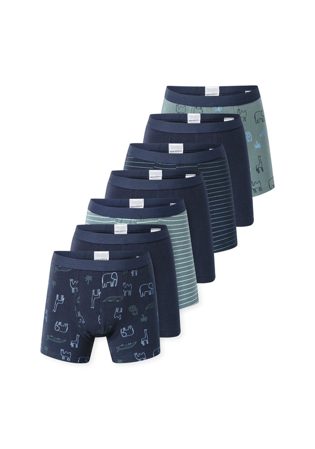 Schiesser Boxershorts »Boxershort 7PACK Boys Single Jersey Slips 7er Pack«