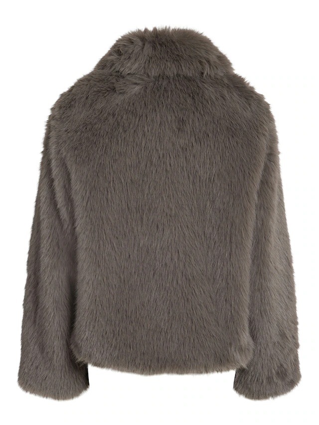 Noisy may Fellimitatjacke »NMEVIE L/S FUR JACKET NOOS« Polyester
