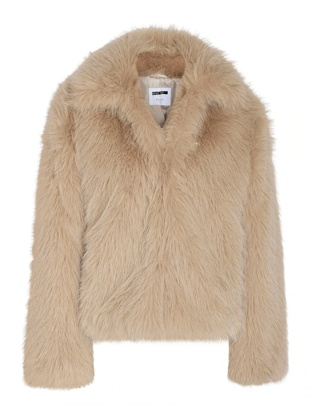Noisy may Fellimitatjacke »NMEVIE L/S FUR JACKET NOOS« Polyester