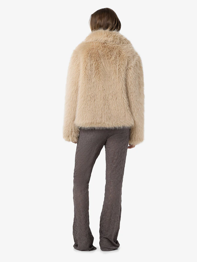 Noisy may Fellimitatjacke »NMEVIE L/S FUR JACKET NOOS« Polyester