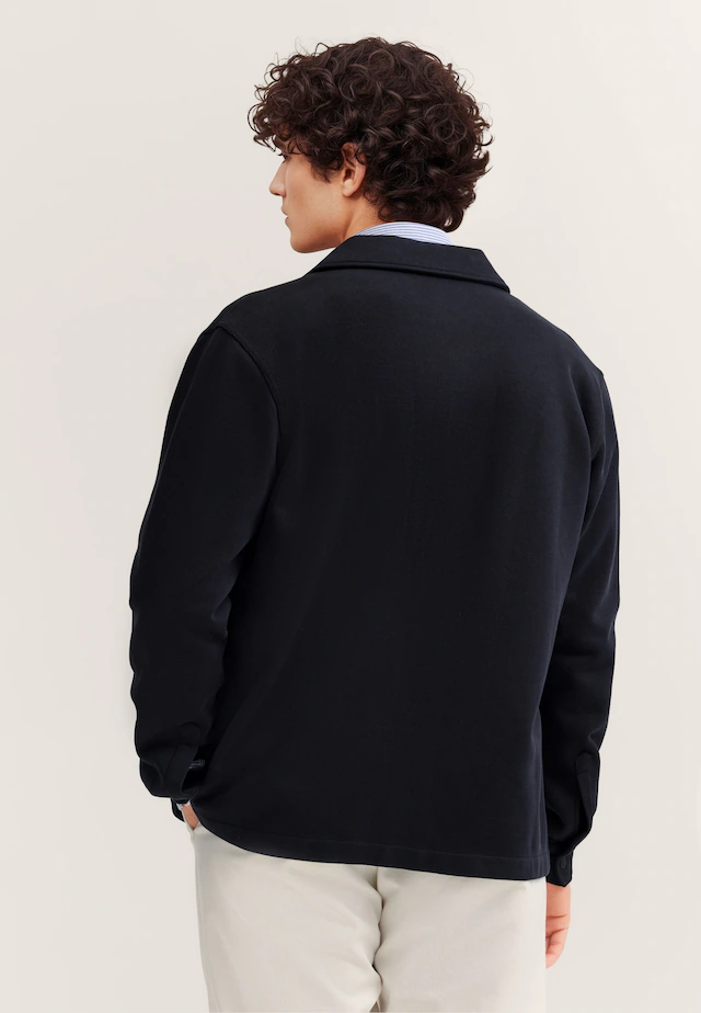 bugatti Sweatjacke »Modern Fit« mit Druckknöpfen