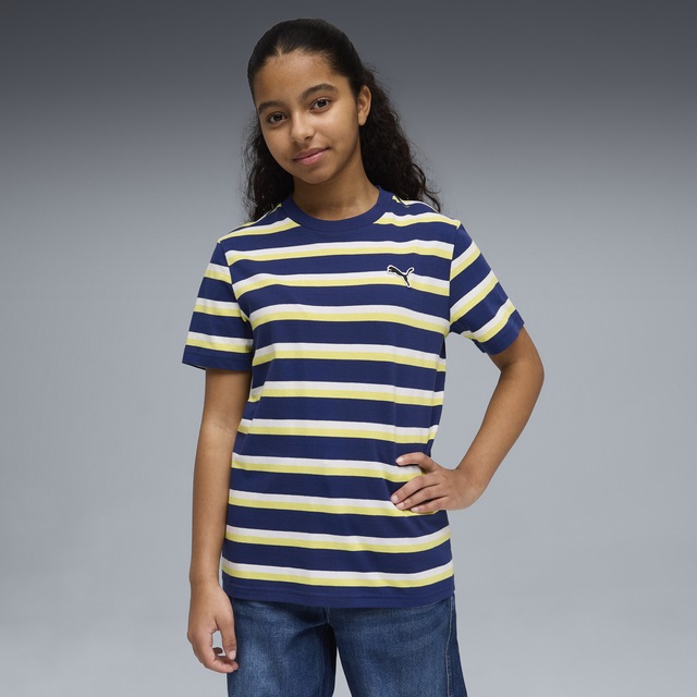 PUMA T-Shirt »Essentials Gestreiftes T-Shirt Jugendliche«