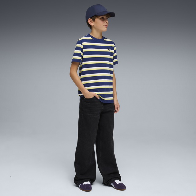 PUMA T-Shirt »Essentials Gestreiftes T-Shirt Jugendliche«