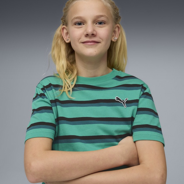 PUMA T-Shirt »Essentials Gestreiftes T-Shirt Jugendliche«