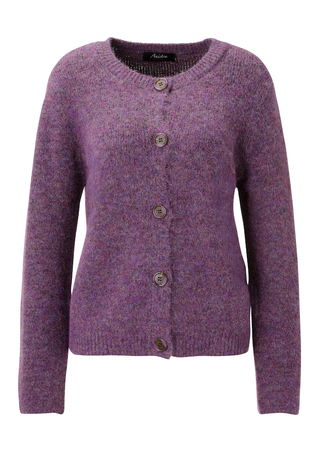 Aniston CASUAL Strickjacke aus bunt meliertem, flauschig weichem Garn - NEUE KOLLEKTION