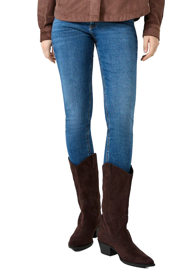 QS Stretch-Hose Slim Fit Jeans mit Stretch