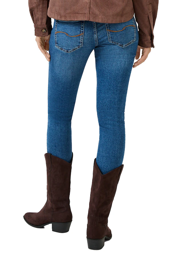 QS Stretch-Hose Slim Fit Jeans mit Stretch
