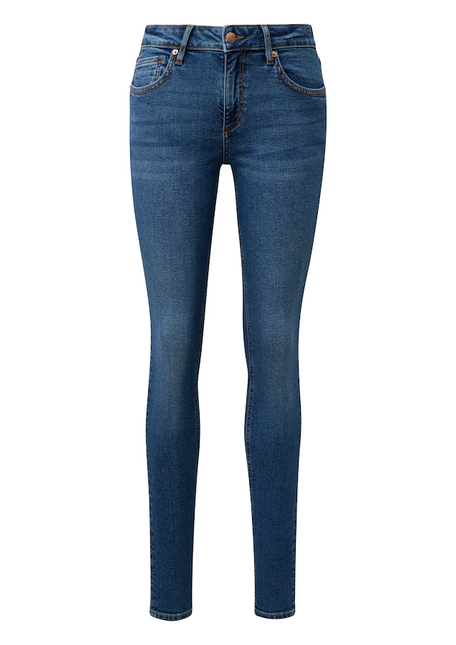 QS Stretch-Hose Slim Fit Jeans mit Stretch