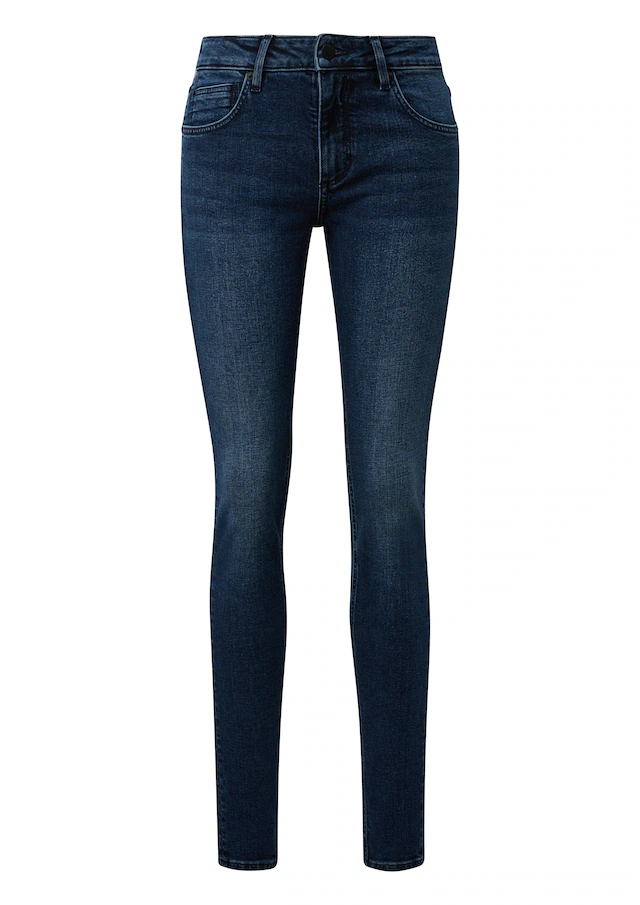 QS Stretch-Hose Slim Fit Jeans mit Stretch