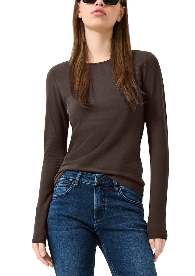 QS Langarmshirt Elastische Baumwollqualität