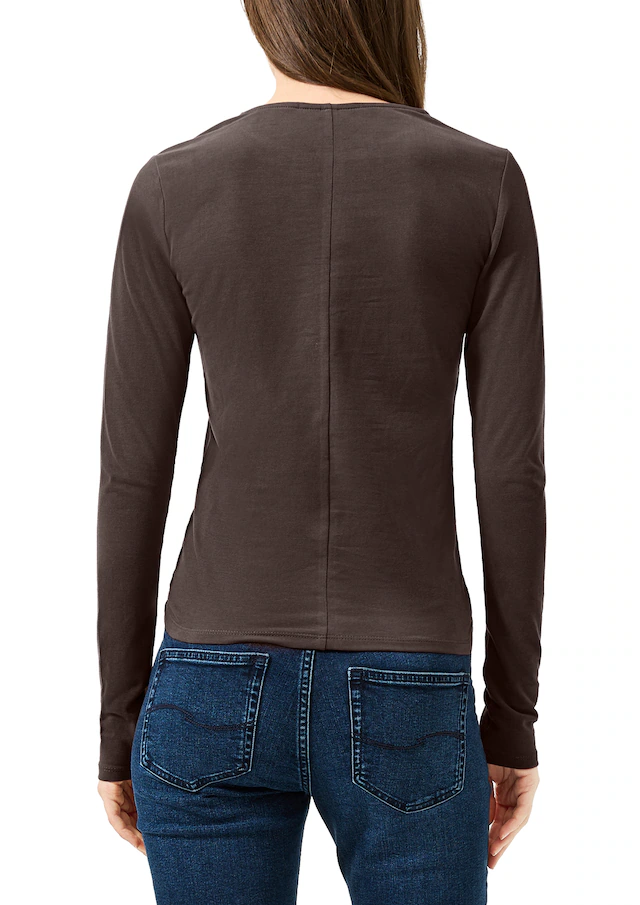 QS Langarmshirt Elastische Baumwollqualität
