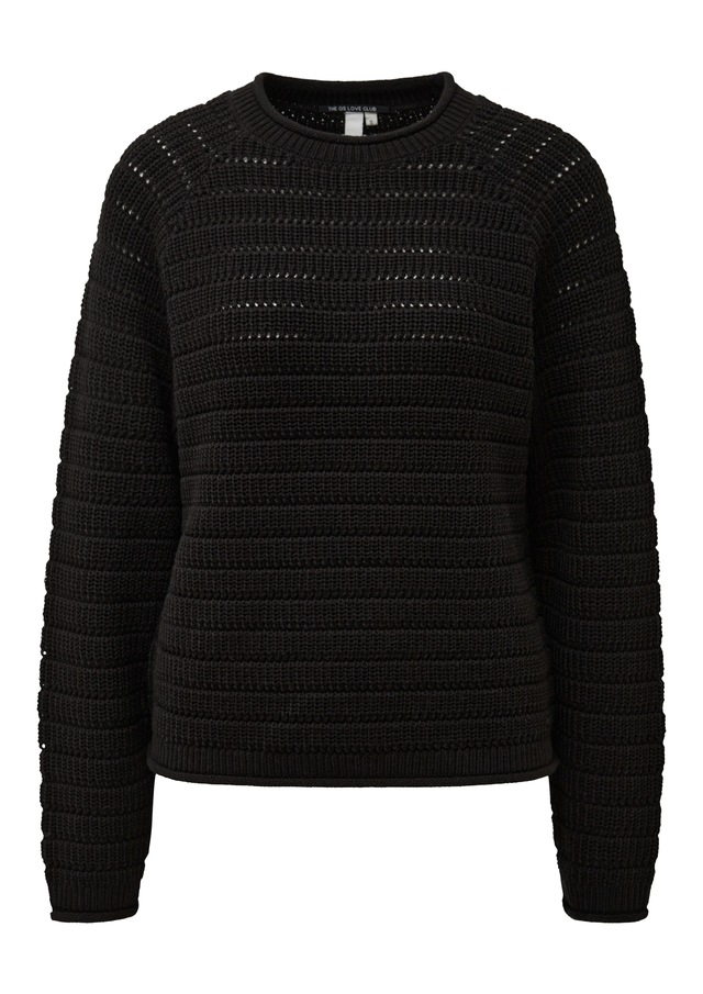 QS Strickpullover Raglanärmel sorgen für mehr Beweglichkeit