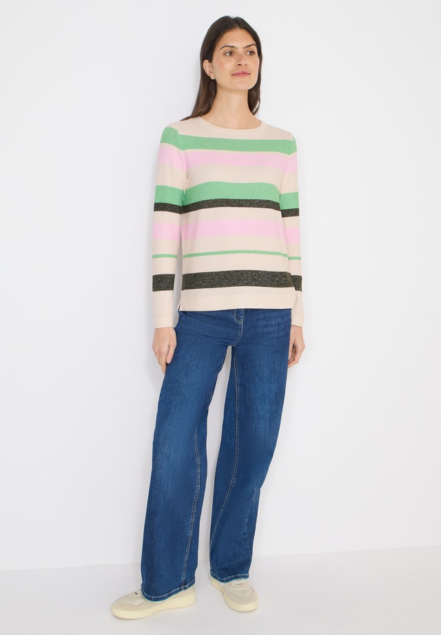 Cecil Langarmshirt aus strecthigem Viskosematerial