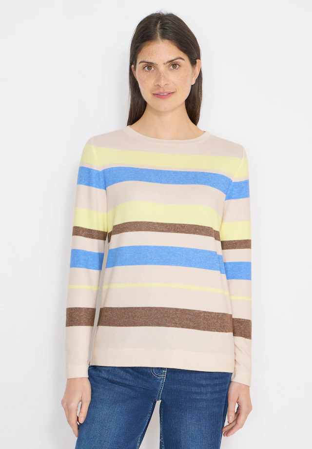 Cecil Langarmshirt aus strecthigem Viskosematerial