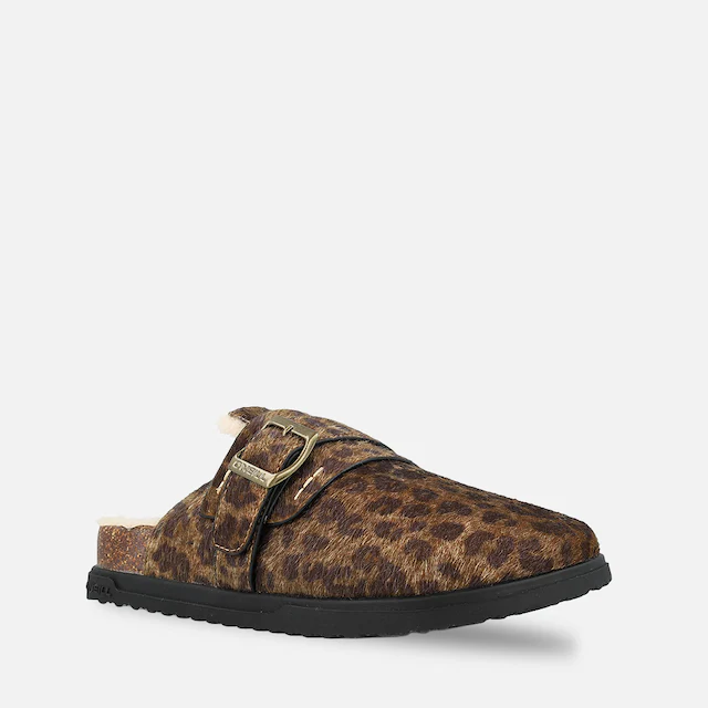O'Neill Hausschuh »LERRY FUR MULE WOMEN LOW« mit Leo-Muster