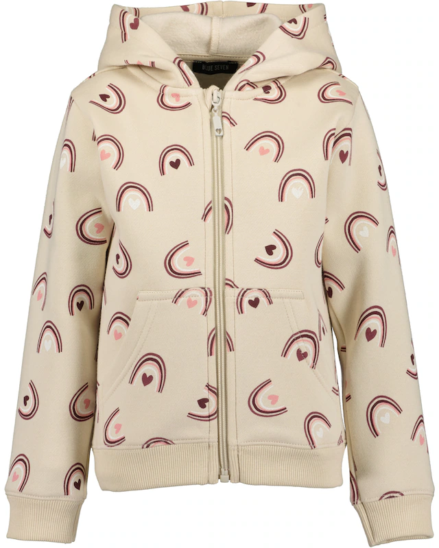 Blue Seven Kapuzensweatjacke Baumwollmischung