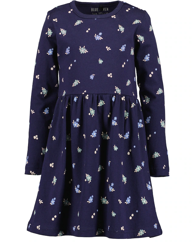 Blue Seven Jerseykleid Baumwolle, allover bedruckt