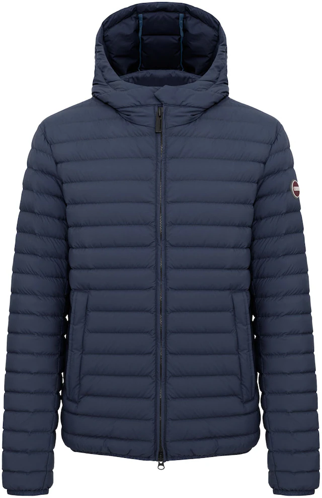 Colmar Leichtdaunenjacke mit Kapuze Zwei-Wege-Reißverschluss, Druckknopf an der Kapuze, Regular Fit
