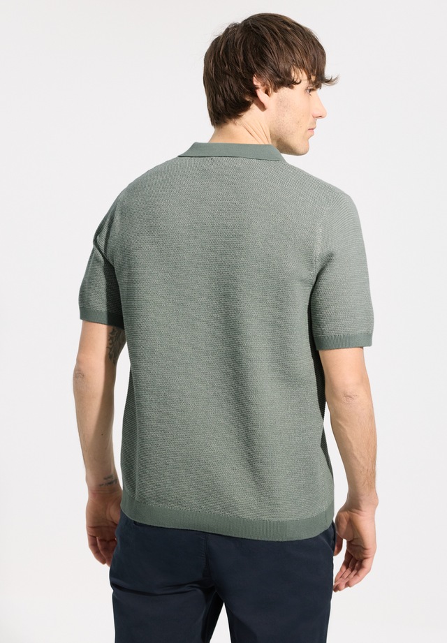 STREET ONE MEN Kurzarmpullover im soften Baumwoll-Mix