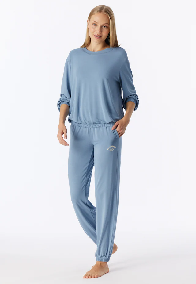 Schiesser Pyjama »Casual Fashion« Rundhalsausschnitt, Modal-Qualität