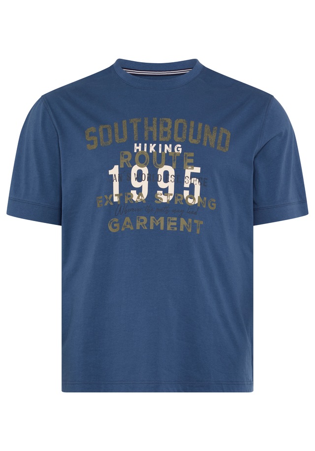 Man's World Plus Rundhalsshirt »auch in Grosse Größen bis Gr. 7XL Ärmel-Fit« regular fit, Kurzarm, casual, für Frühling und Sommer