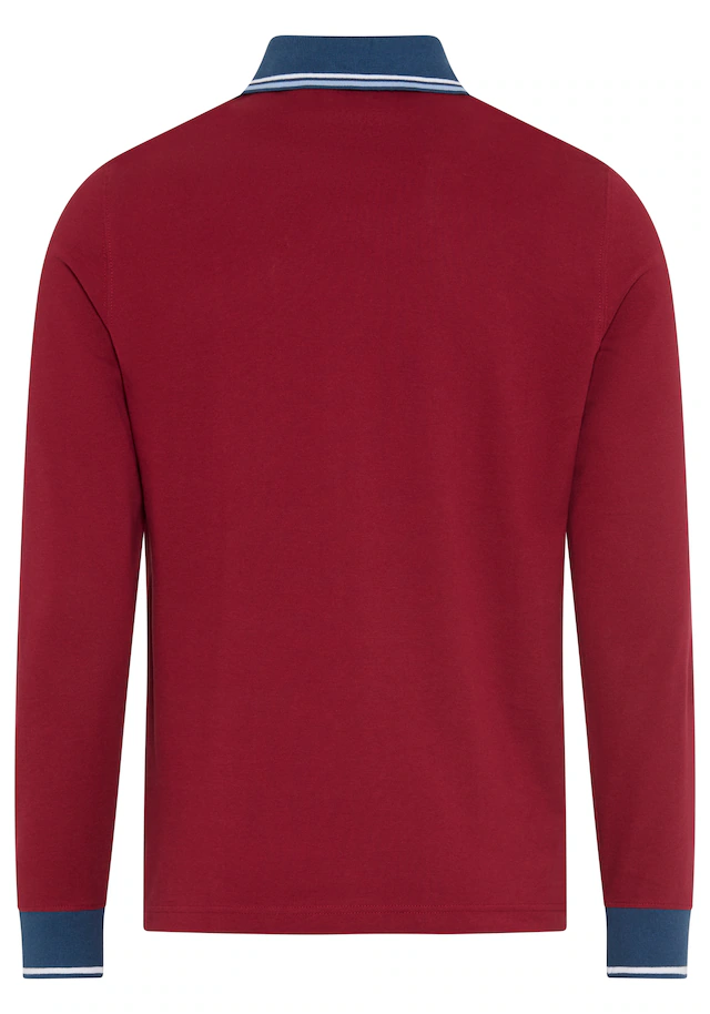 Man's World Poloshirt normale Passform, mit Langarm, klassischer Casual-Look
