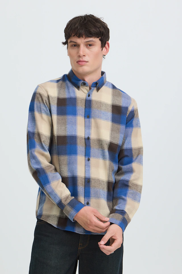 Blend Langarmhemd »BHCODY SHIRT« Materialmix, regular fit