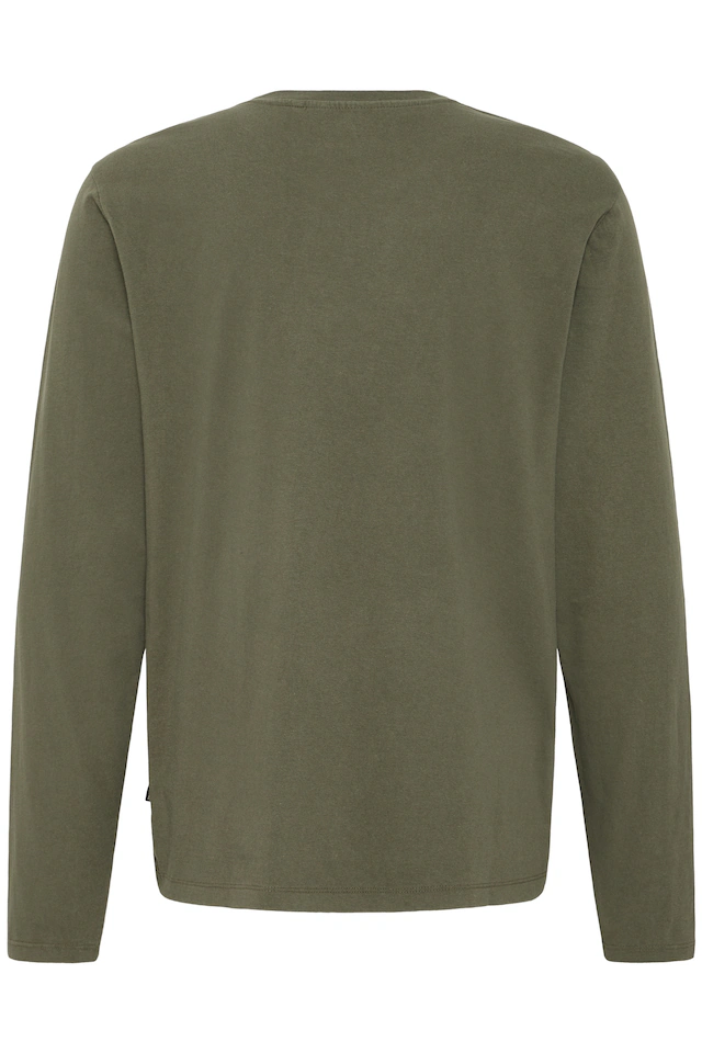 Blend Langarmshirt »BHKONSTANTIN L/S WASH O-NECK« Baumwolle, regular fit