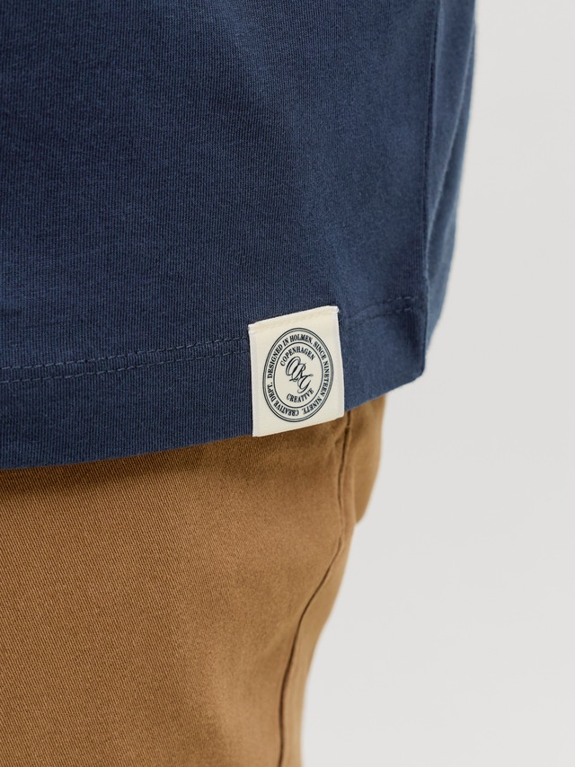 Jack & Jones PlusSize T-Shirt »JORFREDERIKSBERG MONOGRAM TEE SS CN PLS« Baumwolle,