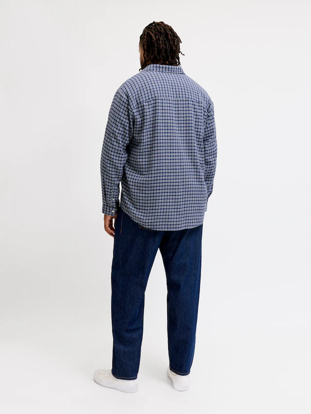 Jack & Jones PlusSize Langarmhemd »JORFREDERIKSBERG FLANNEL SHIRT L/S PLS« Baumwolle, regular fit