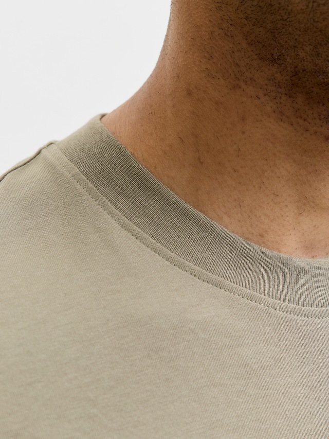 Jack & Jones Rundhalsshirt »JCOFUSION BOX PRINT TEE SS CN SN« Baumwolle, regular fit