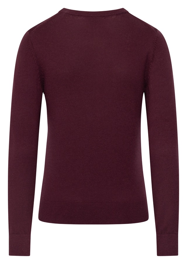 Gant Rundhalspullover »WOOL COTTON C-NECK« aus Wolle und Baumwolle