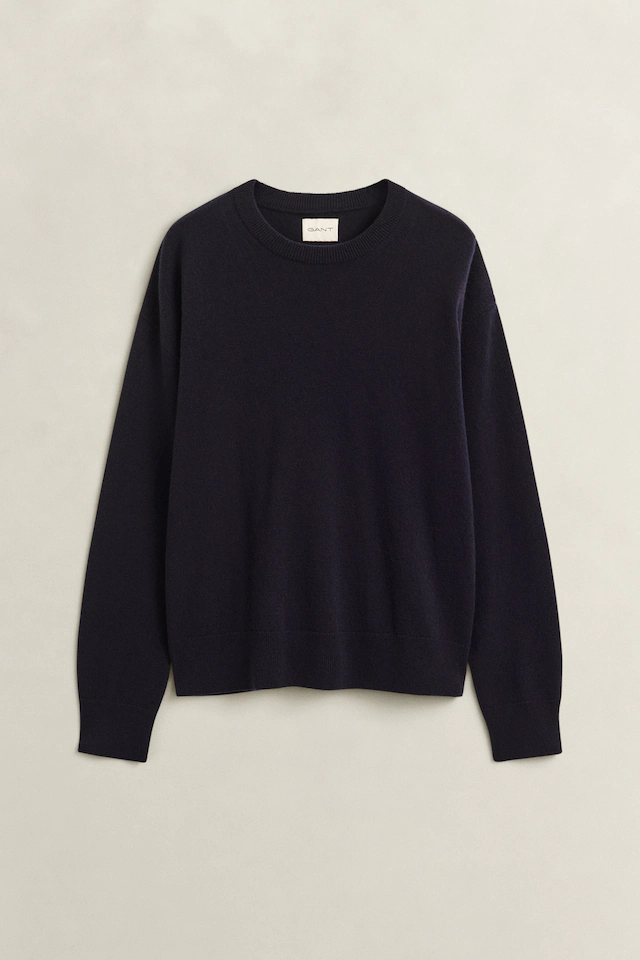 Gant Strickpullover »SUPERFINE LAMBSWOOL C-NECK« aus feiner Wolle