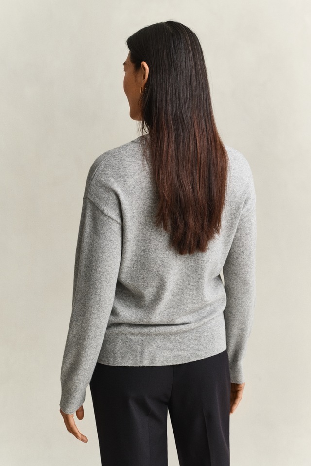 Gant Strickpullover »SUPERFINE LAMBSWOOL C-NECK« aus feiner Wolle