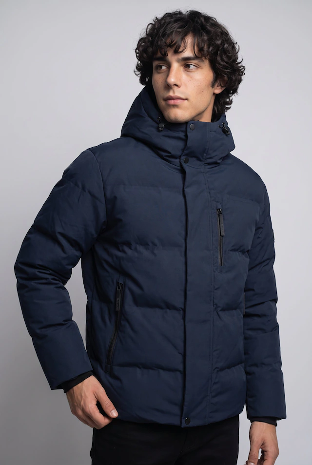 Jack & Jones Steppjacke »JCOTRACE ALPHA PUFFER JACKET« mit Kapuze Kunstfaser, regular fit