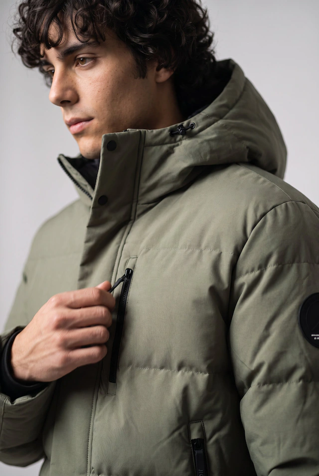 Jack & Jones Steppjacke »JCOTRACE ALPHA PUFFER JACKET« mit Kapuze Kunstfaser, regular fit